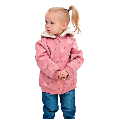 Толстовка утеплённая для девочки Tuffy 2304 лиловая 1